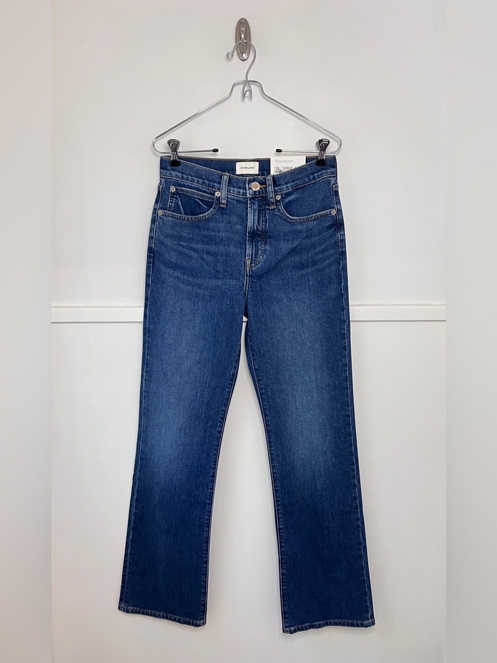 Everlane High-Rise Slim Bootcut Jean in Dark Indigo NWOT